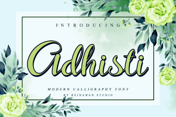 Adhisti: A Versatile Font for Modern Branding