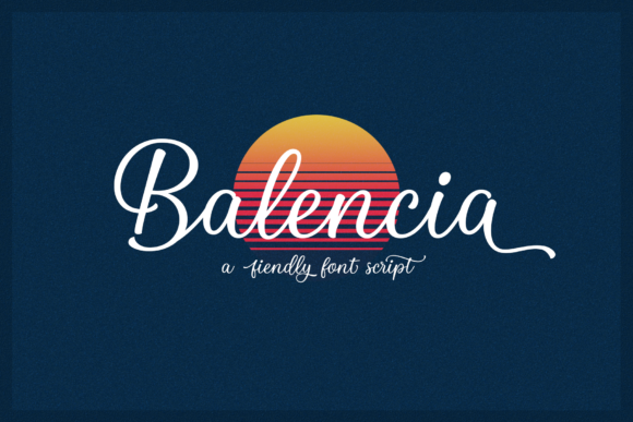 Balencia Font: A Graceful Script for Editorial Design