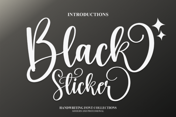 Black Sticker Font: Elevating Web Design with Script