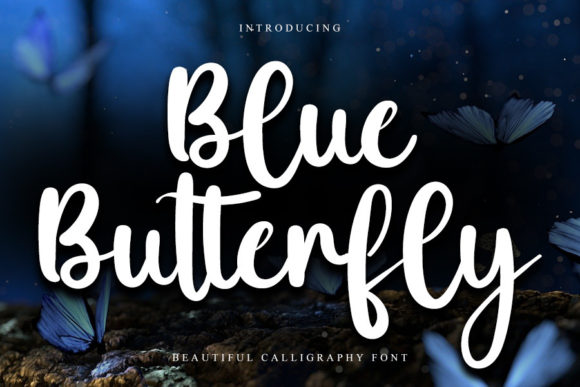 Blue Butterfly: A Handwritten Font for Makers