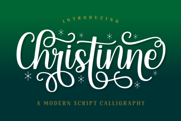 Christinne: The Modern Script Font for Handmade Brands
