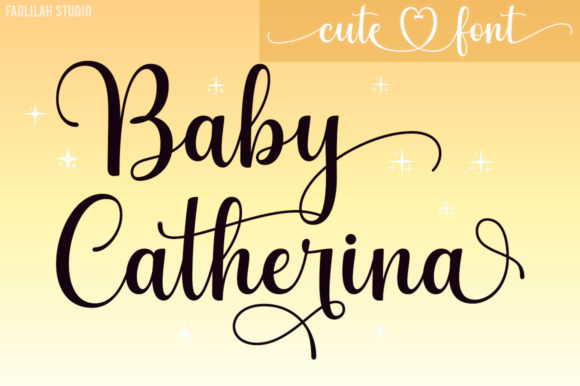 Elevate Your Brand with the Baby Catherina Typeface