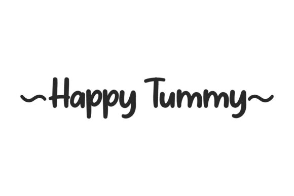 Happy Tummy: A Playful Handwritten Font for Makers