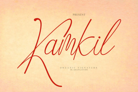 Kamkil: The Script Font That Elevates Your Brand