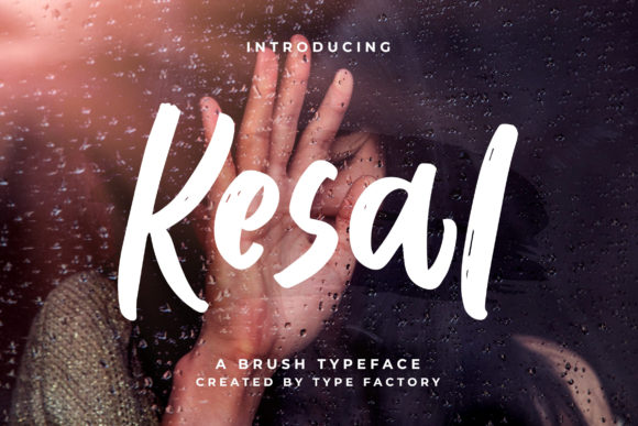 Kesal: A Brush Font for Modern Web Design