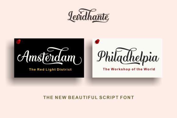 Levidhante Font: Elevate Your Campaign Visuals