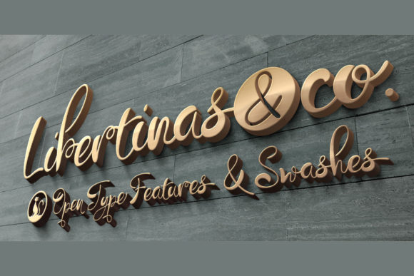 Libertinas Co: A Handwritten Font for Makers