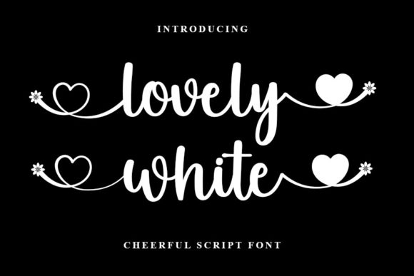 Lovely White: A Handwritten Font for Editorial Design