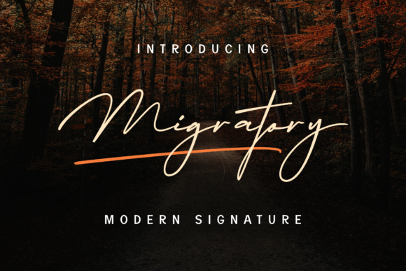 Migratory: A Handwritten Font for Modern Brands