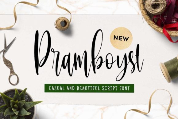 Pramboyst: A Warm Script Font for Memorable Branding