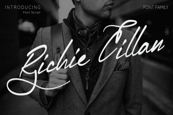 Richie Cillan: A Script Font for Elegant Branding