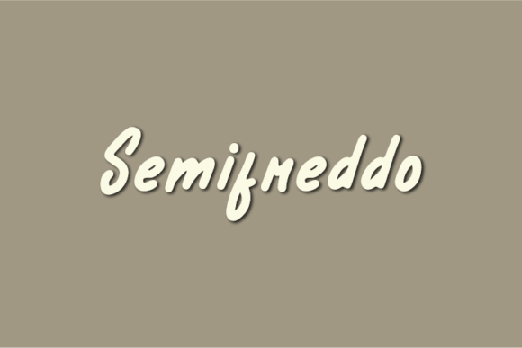 Semifreddo: A Unique Handwritten Font for Web Design