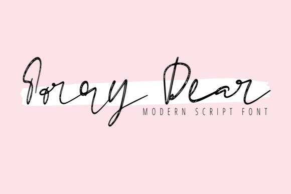Sorry Dear: A Delicate Handwritten Font for Editorial Design