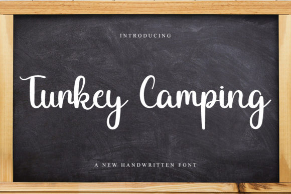 Turkey Camping: A Versatile Handwritten Font for Branding